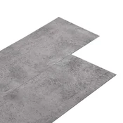 Vidaxl Samolepilna talna deska 32 szt. Rjava cementna 4,46 m2 PVC