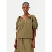 DKNY Bluza P5BAFATG 311 Zelena Regular Fit