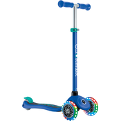 Otroški trikolesni skiro Globber - Primo Lights V2 - Osvetljena kolesa - Navy Blue