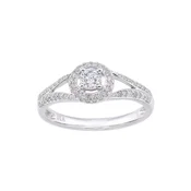 DIAMANT LETERNEL Prstan srebrna