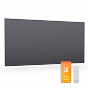Klarstein Wonderwall Smart infrardeči grelec | 60x120cm | Aplikacija | 770W | Tedenski časovnik | IP24
