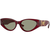 VERSACE Ženske naocare za sunce 0VE4454 5430/2 55, Bordo