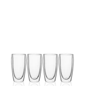 Kozarec BASIC Glas Double Wall 330 ml - komplet 4 kosov - 321230