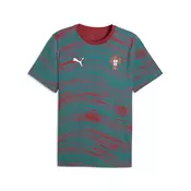 PUMA Portugal ftblCulture Printed Tee Men, Football, Club Red/Green Lagoon, S