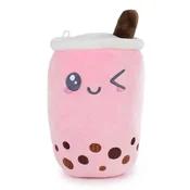 KAWAII BUBBLE TEA roza plišasta igrača 22cm