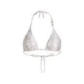 Karl Lagerfeld Bikini zgornji del  Triangel-Bikini-Oberteil  siva/bela