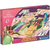 Interaktivna podna slagalica Disneyjevih princeza od 24 dijela - Clementoni