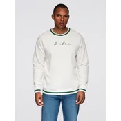 Ombre Unbuttoned mens sweatshirt with stand-up collar and hood - black