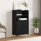 Highboard Crna 60 x 36 x 110 cm Konstruirano drvo
