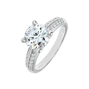 DIAMANT LETERNEL Prstan srebrna
