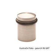 Omejevalnik vrat TWIN G 1001 (F1-SAT - eloksiran aluminij, srebrna barva, saten senčnik), Twin F1 (eloksiran aluminij - srebrna)