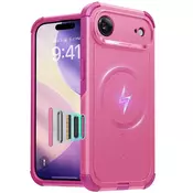 Hibridni ovitek ESR Cyber HaloLock za iPhone Air - pink