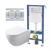 Geberit Latina set hrom sjaj tipka