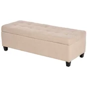 Homestar Klop s shranjevalnim prostorom 125x49x415 cm bež