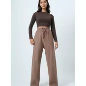 Trend Alacati Stili Ženske pantalone Alc-X14549, Smede