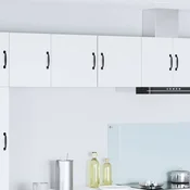vidaXL Stenska kuhinjska omarica Bela 40 x 31 x 40 cm Konstruiran les