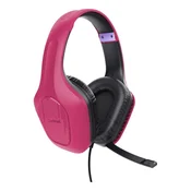 Trust GXT415B ZIROX Gaming slušalice sa mikrofonom, 3.5mm, Roze