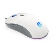 Endorfy GEM/Gaming/Optični/Za desničarje/8.000 DPI/Žični USB-A/Bela EY6A012