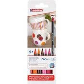 Set četkica za porculan, EDDING 4200 Topla boja, 6 različitih boja 4-4200-6999