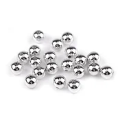 Plastične božične kroglice O12 mm - srebrne (20 kosov)