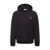 Carhartt WIP Majica American Script zlato-rumena/rjasto rdeča/črna