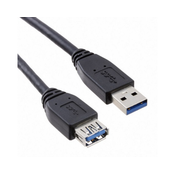 E-GREEN Kabl USB 3.0 A - USB A M/F produžni 1.8m crni