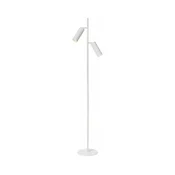 Lucide 09739/02/31 - Stoječa svetilka CLUBS 2xGU10/40W/230V bela