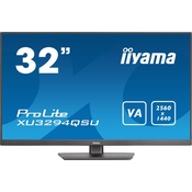 Monitor Iiyama 80 cm (31,5) XU3294QSU-B1 2560x1440 75Hz VA 4ms HDMI DisplayPort 2xUSB3.0 Zvočniki  sRGB96%