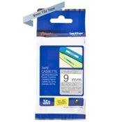 Pisalni trak Brother TZeM921 9mm blck/silver 8m, P-t H100R
