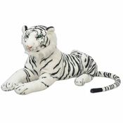shumee Plišasta Igrača Tiger Bele Barve XXL
