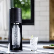 SodaStream Terra Valuepack QC črn aparat za gazirnje (1012812310) + 2 x 1L plastenke