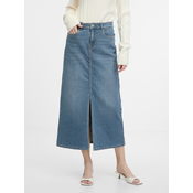 Blue womens denim maxi skirt ORSAY - Womens