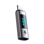 USB-C v Lightning OTG adapter Mcdodo Wales Series OT-6100 36W, LED prikazovalnik, E-Mark čip - black