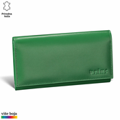 Princ Leather Ženski novcanik Alfa, Zeleni