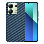 Trden TPU ovitek Techsuit Carbonite FiberShell za Xiaomi Redmi Note 13 4G - cyan