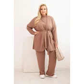 Kesi 3-piece Plus Size womens set fango