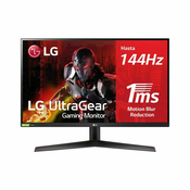 LG 27GN800P-B.BEU, 68,6 cm (27), 2560 x 1440 pikseli, Quad HD, LED, 1 ms, Crno, Crveno
