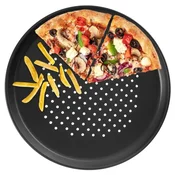 Northix Okrogla plošča za pico s perforiranim dnom in premazom proti prijemanju