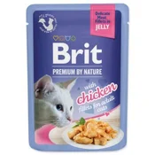 Hrana v vrečki BRIT Premium Cat Chicken in Jelly 85 g