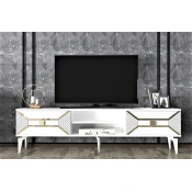 Hanah Home HANAH HOME Yumedi - bela, zlata TV omarica, (20865202)