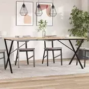 Vidaxl vidaXL Noge za mizo v obliki črke X 160x80x73 cm litoželezne