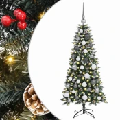 Umestno božično drevo Zelena 120 cm PVC, plastika in jeklo