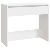 MAISON CHIC konzolna miza - miza ob steni bela 89x41x76,5 cm inženirski les, (21786276)