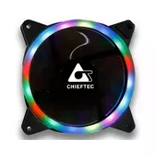 CHIEFTEC Ventilator 12025-SLC RGB 120mm x 120mm x 25mm bulk