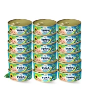 Azzuro Mare Tuna komadi u biljnom ulju, 160 g, 48 komada