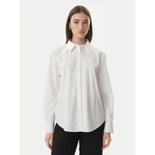 Calvin Klein Srajca LV044F136G Bela Regular Fit