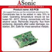 ASonic AS-PCB-1 ultrazvucna kada ( u7020 )