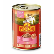 Propesko Dog konzerva Junior s teletino in piščancem v želeju 415 g