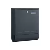 Songmics Poštni nabiralnik 35x12x425 cm Siva