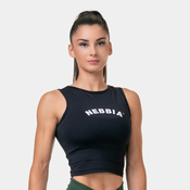 NEBBIA Ženska majica bez rukava Fit & Sporty Black S